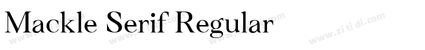 Mackle Serif Regular字体转换 Mackle Serif Regular字体转换